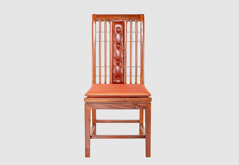 美兰芙蓉榭中式实木餐椅效果图