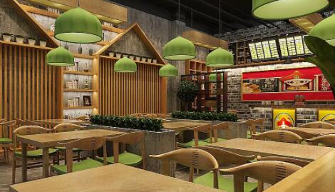 美兰如何设计中式快餐店打造中式风味